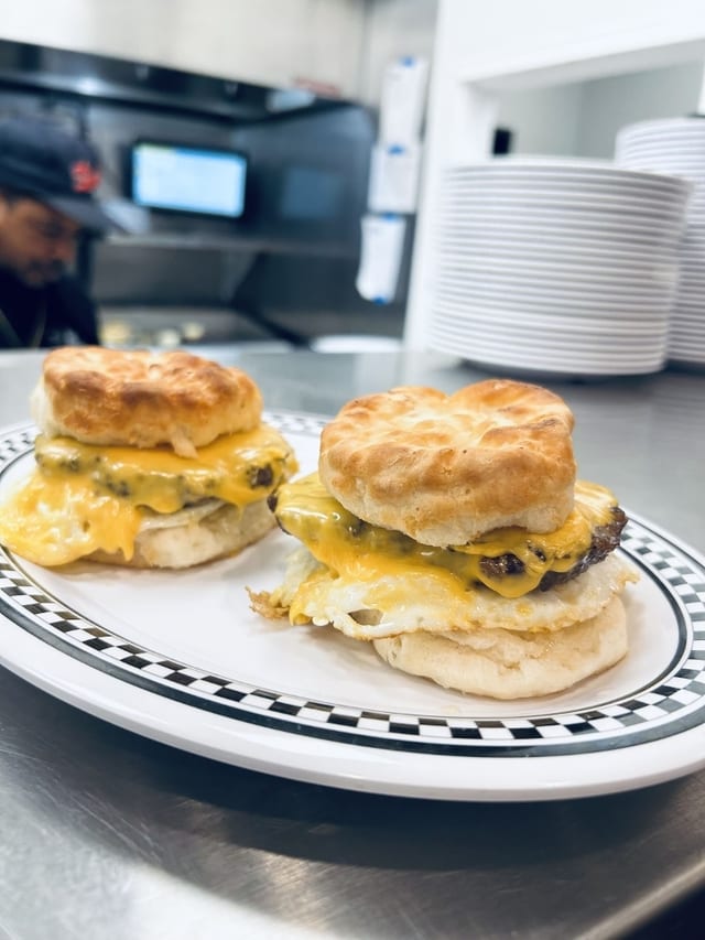 Sausage, Egg & Cheese Sandwich.
