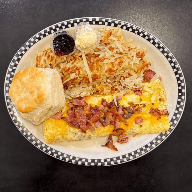 Meat Lover's Omelet.