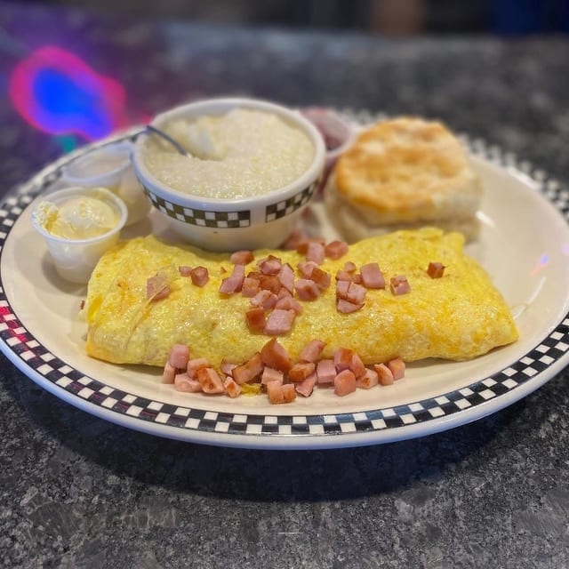 Ham & Cheese Omelet.
