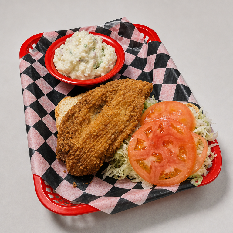 Delicious Fish Sandwich Awaits